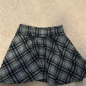 Grey and Black plaid with ties